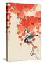 Bird and Red Ivy-Koson Ohara-Stretched Canvas