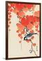 Bird and Red Ivy-Koson Ohara-Framed Giclee Print