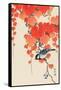 Bird and Red Ivy-Koson Ohara-Framed Stretched Canvas