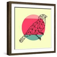 Bird and Sunset-Lisa Kroll-Framed Art Print