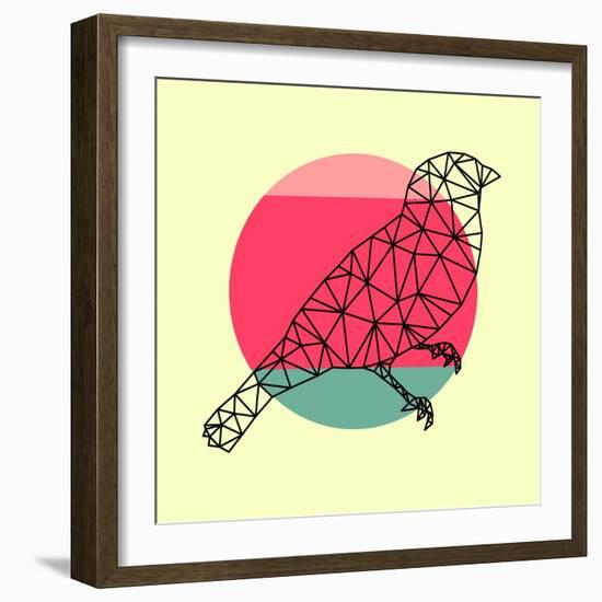 Bird and Sunset-Lisa Kroll-Framed Art Print