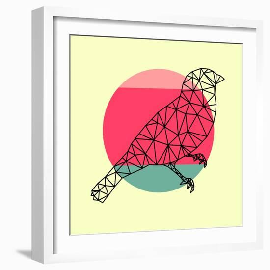 Bird and Sunset-Lisa Kroll-Framed Art Print