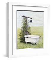 Bird Bath-Kathleen Green-Framed Giclee Print