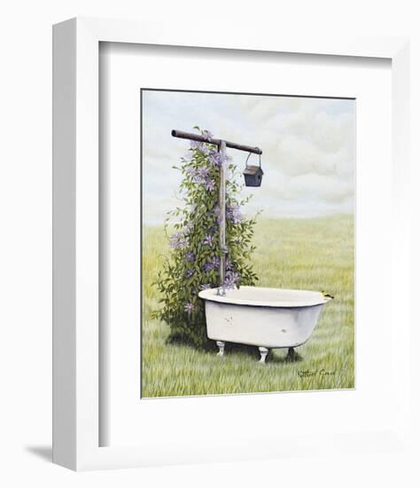 Bird Bath-Kathleen Green-Framed Giclee Print