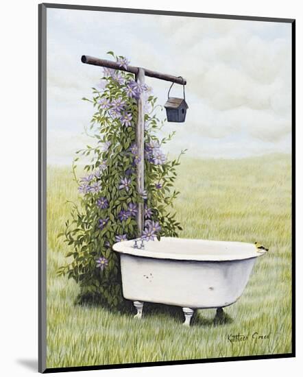 Bird Bath-Kathleen Green-Mounted Giclee Print