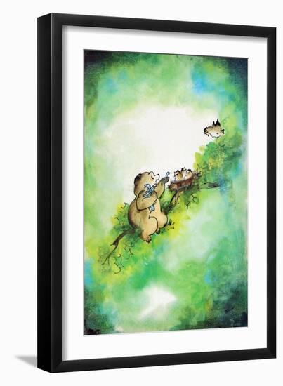 Bird-Brained - Jack & Jill-Edith Osborn Corbett-Framed Giclee Print