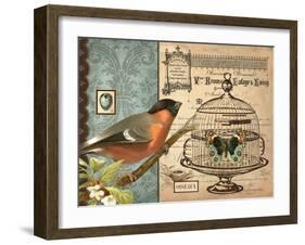 Bird & Cage I-Gwendolyn Babbitt-Framed Art Print