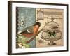 Bird & Cage I-Gwendolyn Babbitt-Framed Art Print