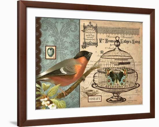 Bird & Cage I-Gwendolyn Babbitt-Framed Art Print