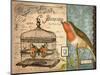 Bird & Cage II-Gwendolyn Babbitt-Mounted Art Print