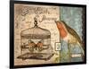 Bird & Cage II-Gwendolyn Babbitt-Framed Art Print