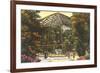 Bird Cage in Zoo, St. Louis, Missouri-null-Framed Art Print