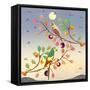 Bird Calls 38-David Sheskin-Framed Stretched Canvas