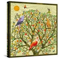 Bird Calls 46-David Sheskin-Stretched Canvas