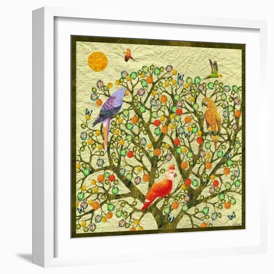 Bird Calls 46-David Sheskin-Framed Giclee Print