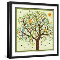 Bird Calls XXIV-David Sheskin-Framed Giclee Print