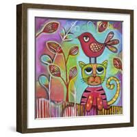 Bird Cat-Carla Bank-Framed Giclee Print