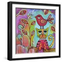 Bird Cat-Carla Bank-Framed Giclee Print