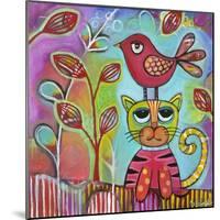 Bird Cat-Carla Bank-Mounted Giclee Print