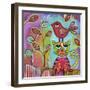 Bird Cat-Carla Bank-Framed Premium Giclee Print