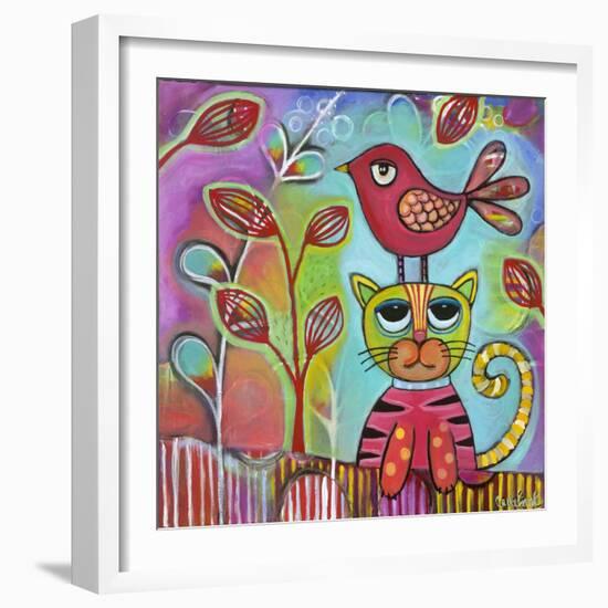 Bird Cat-Carla Bank-Framed Premium Giclee Print