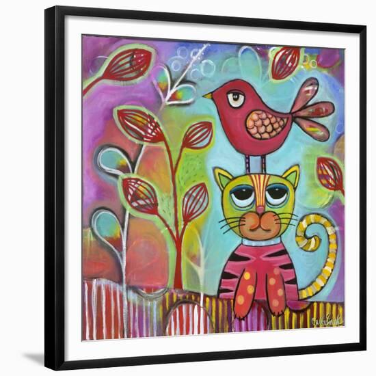 Bird Cat-Carla Bank-Framed Giclee Print