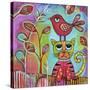 Bird Cat-Carla Bank-Stretched Canvas