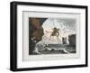 Bird Catching from Above, Shetland Islands, 1813-JH Clarke-Framed Giclee Print