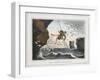 Bird Catching from Above, Shetland Islands, 1813-JH Clarke-Framed Giclee Print