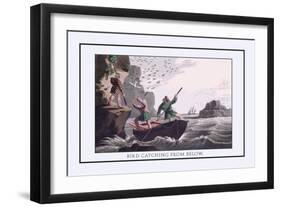 Bird Catching from Below-J.h. Clark-Framed Art Print