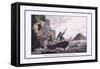 Bird Catching from Below-J.h. Clark-Framed Stretched Canvas