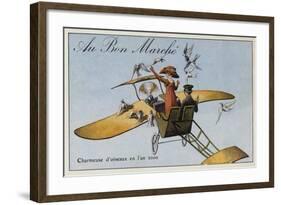 Bird Charmer in the Year 2000-null-Framed Giclee Print