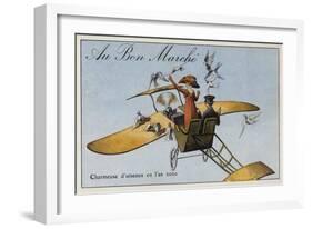 Bird Charmer in the Year 2000-null-Framed Giclee Print