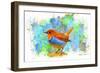 Bird Collection 4-Ata Alishahi-Framed Giclee Print