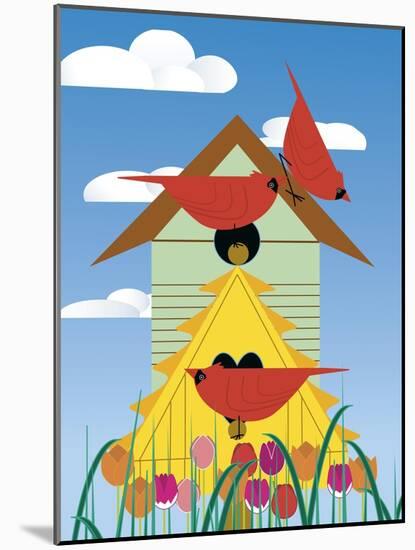 Bird Condo-Marie Sansone-Mounted Giclee Print