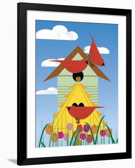 Bird Condo-Marie Sansone-Framed Giclee Print