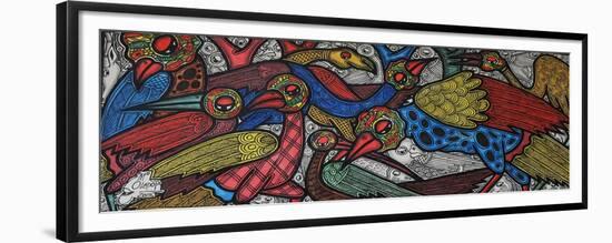 Bird Conference-Muktair Oladoja-Framed Premium Giclee Print