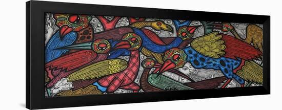 Bird Conference-Muktair Oladoja-Framed Premium Giclee Print