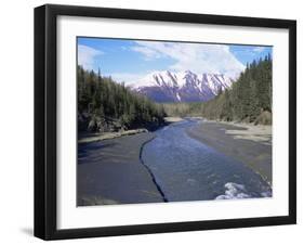 Bird Creek Along the Seward Highway, Girdwood, Alaska, USA-Alison Wright-Framed Photographic Print