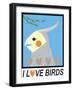 Bird Cup-Marie Sansone-Framed Giclee Print