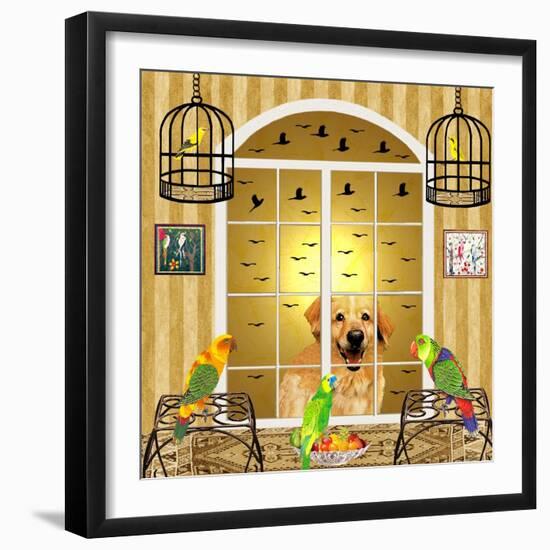 Bird Dogs IV-David Sheskin-Framed Premium Giclee Print