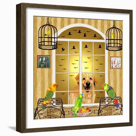 Bird Dogs IV-David Sheskin-Framed Giclee Print