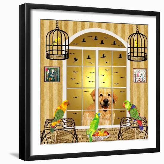 Bird Dogs IV-David Sheskin-Framed Giclee Print