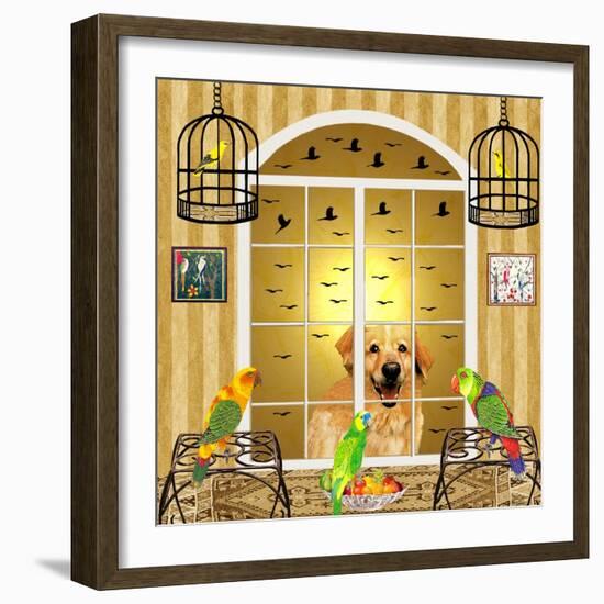 Bird Dogs IV-David Sheskin-Framed Giclee Print