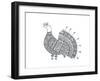 Bird Dove-Neeti Goswami-Framed Art Print