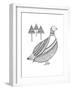 Bird Duck-Neeti Goswami-Framed Art Print