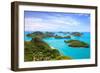 Bird Eye View of Angthong National Marine Park, Koh Samui, Thailand-lkunl-Framed Photographic Print