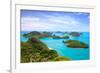 Bird Eye View of Angthong National Marine Park, Koh Samui, Thailand-lkunl-Framed Photographic Print