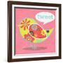 Bird Floral Pattern I-SD Graphics Studio-Framed Art Print