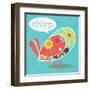 Bird Floral Pattern II-SD Graphics Studio-Framed Art Print